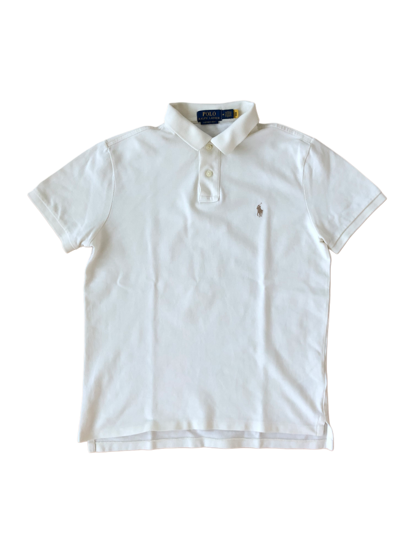 Ralph Lauren Polo Shirt White Size M