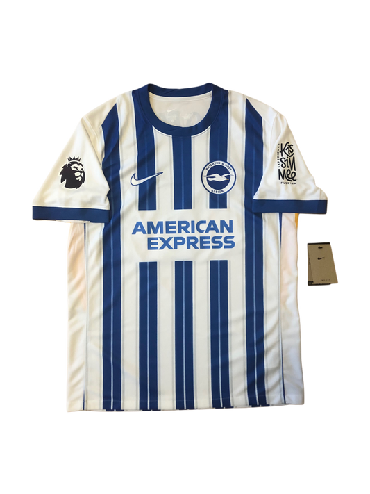 Brighton & Hove Albion 2024/2025 Home Jersey João Pedro New Size L