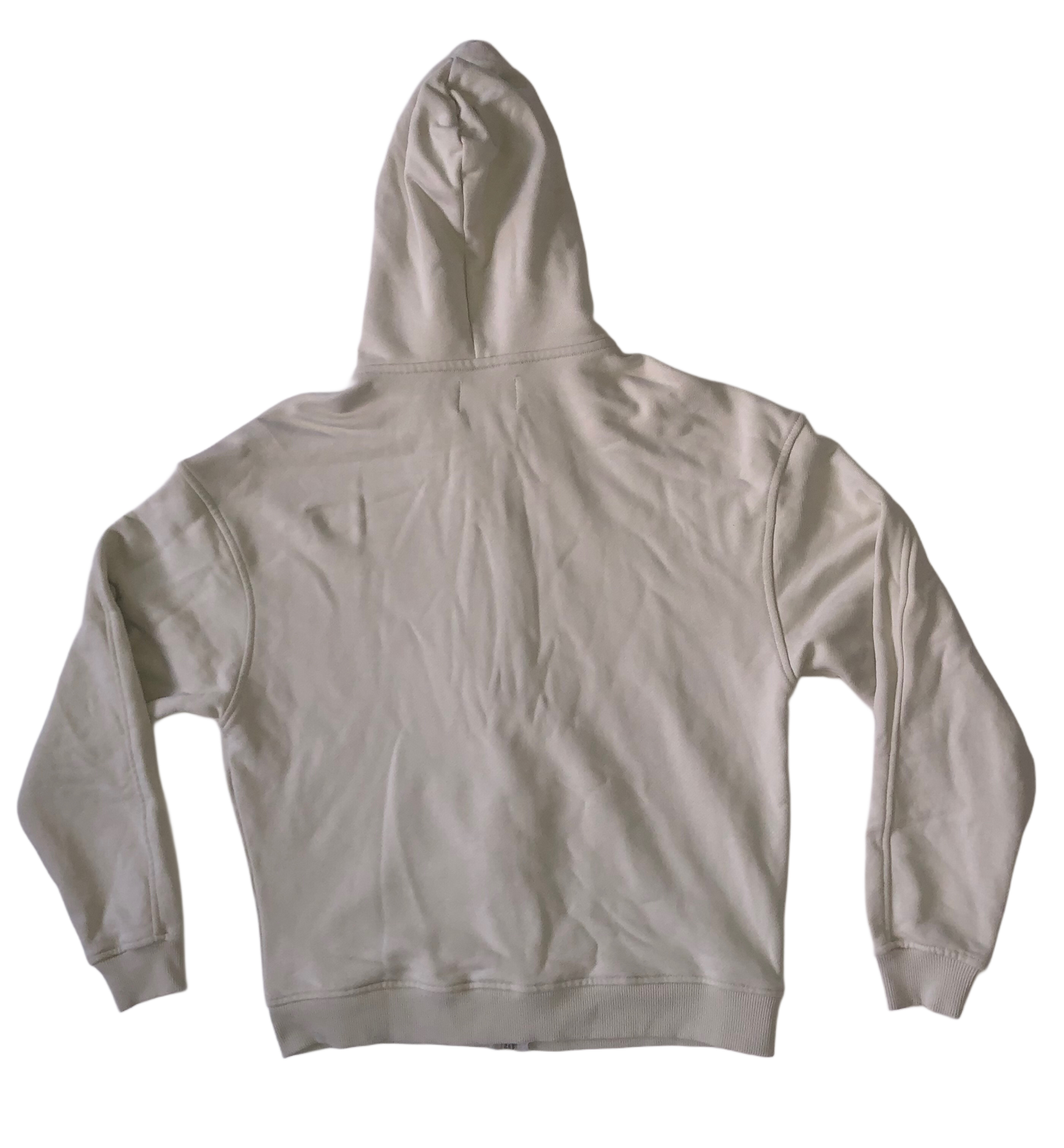 More Money More Love Zip Hoodie Cream Size S