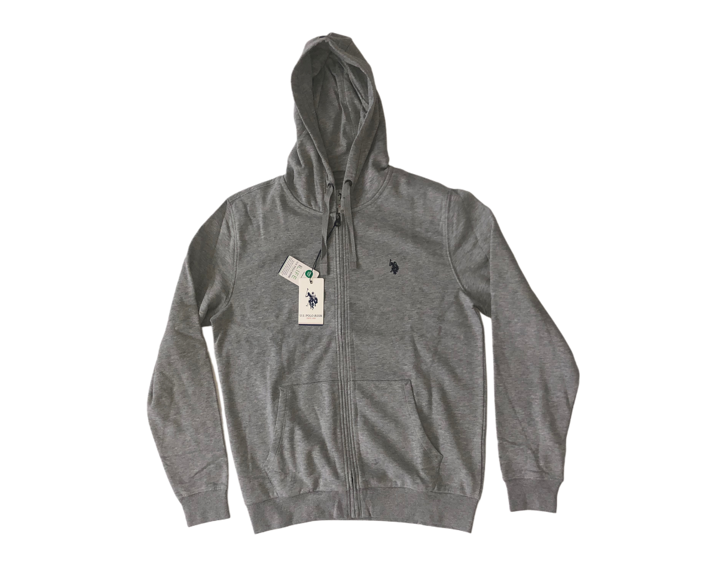 U.S. Polo Sweat Jacket Grey New Size L