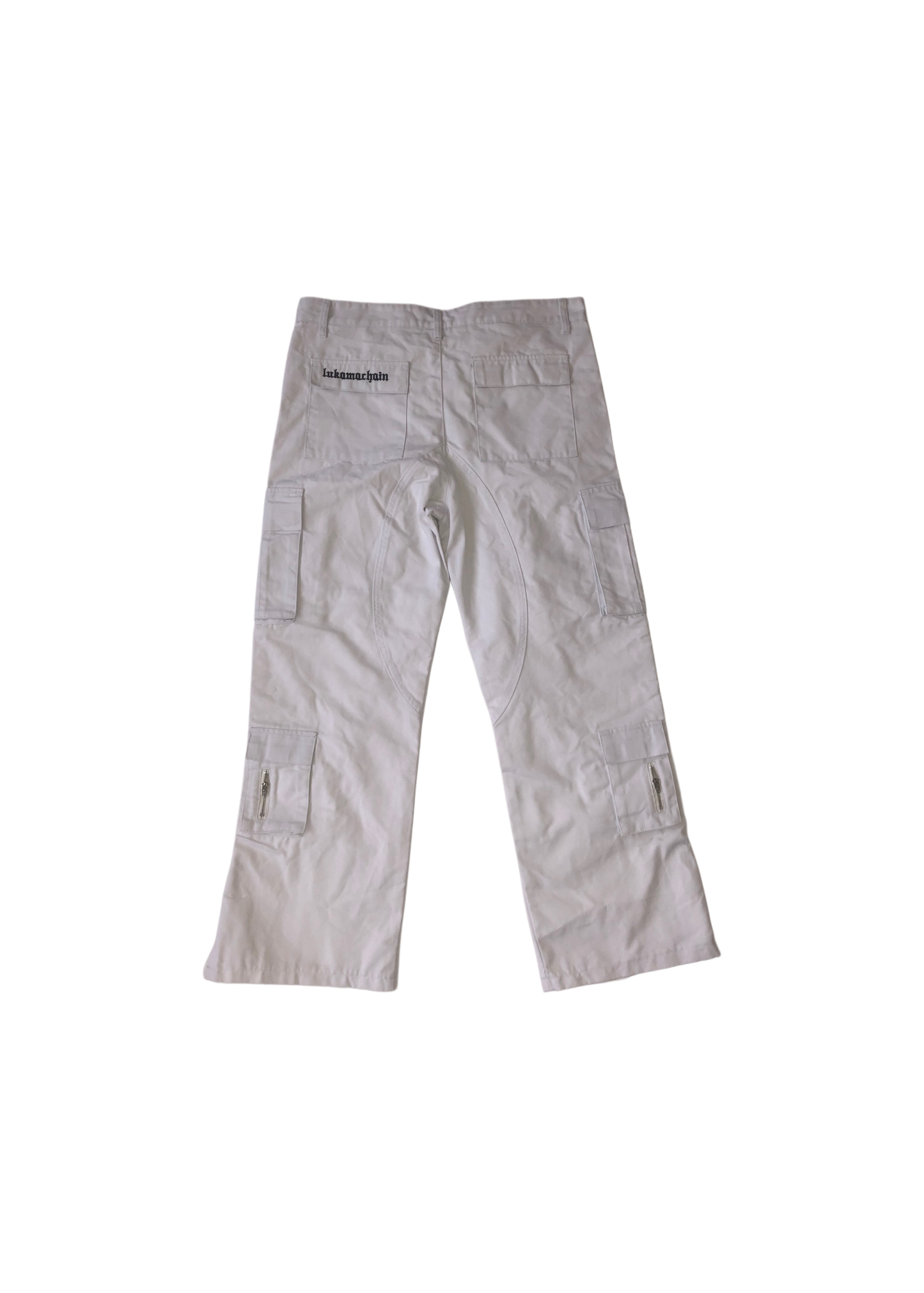 Lukamachain Cargopants White New Size L