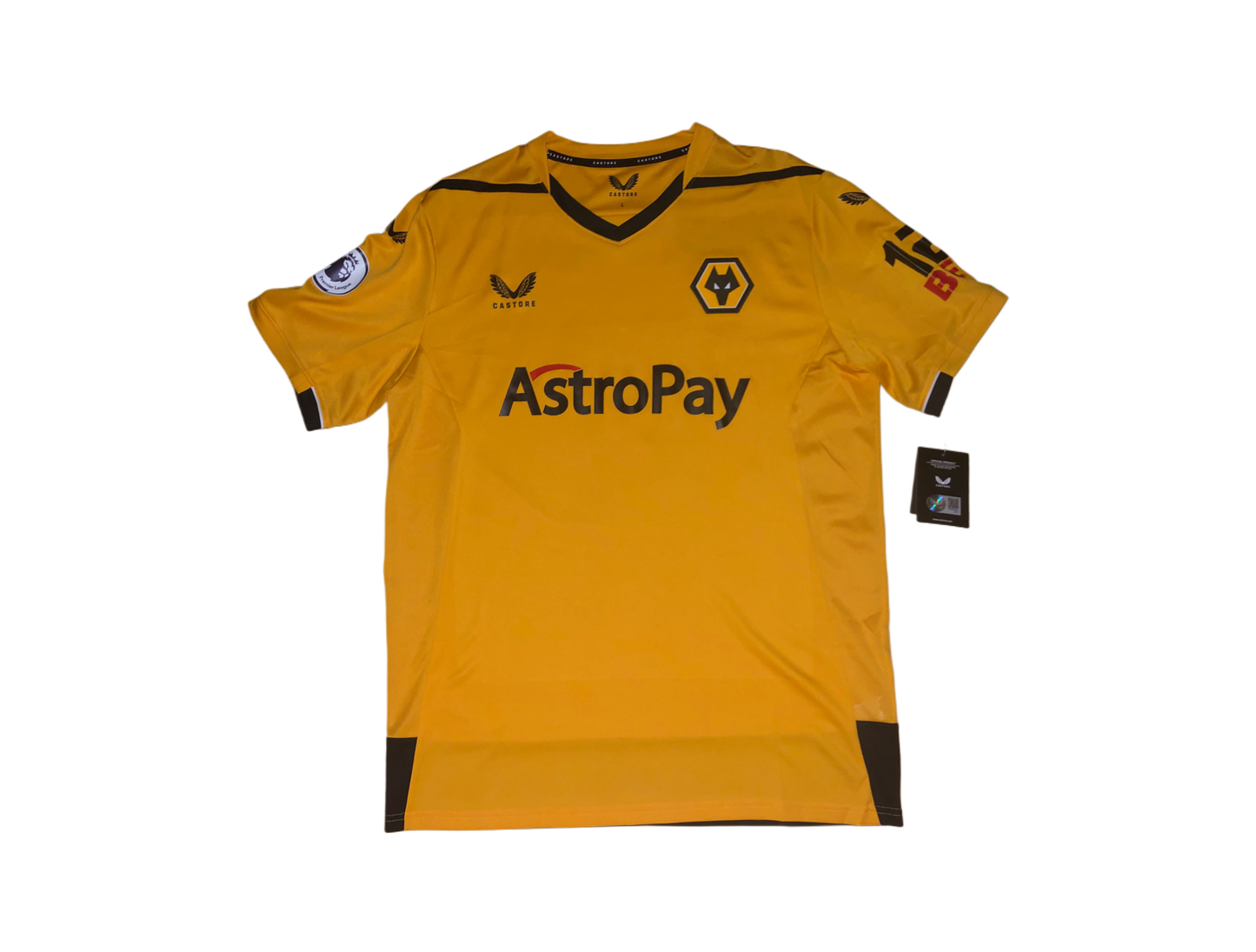 Wolverhampton Wanderers 2022/2023 Home Jersey Adama Traoré New Size L