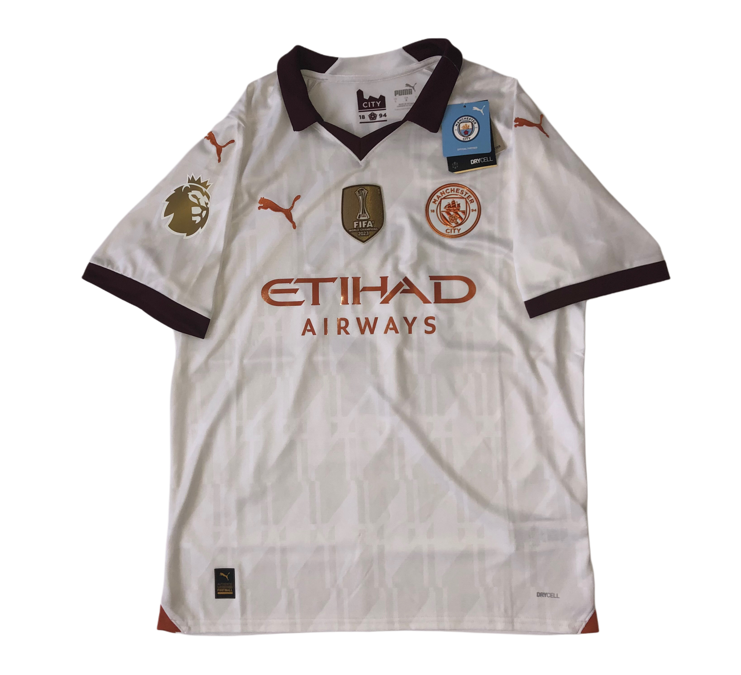 Manchester City 2023/2024 Away Jersey Kevin De Bruyne New Size L