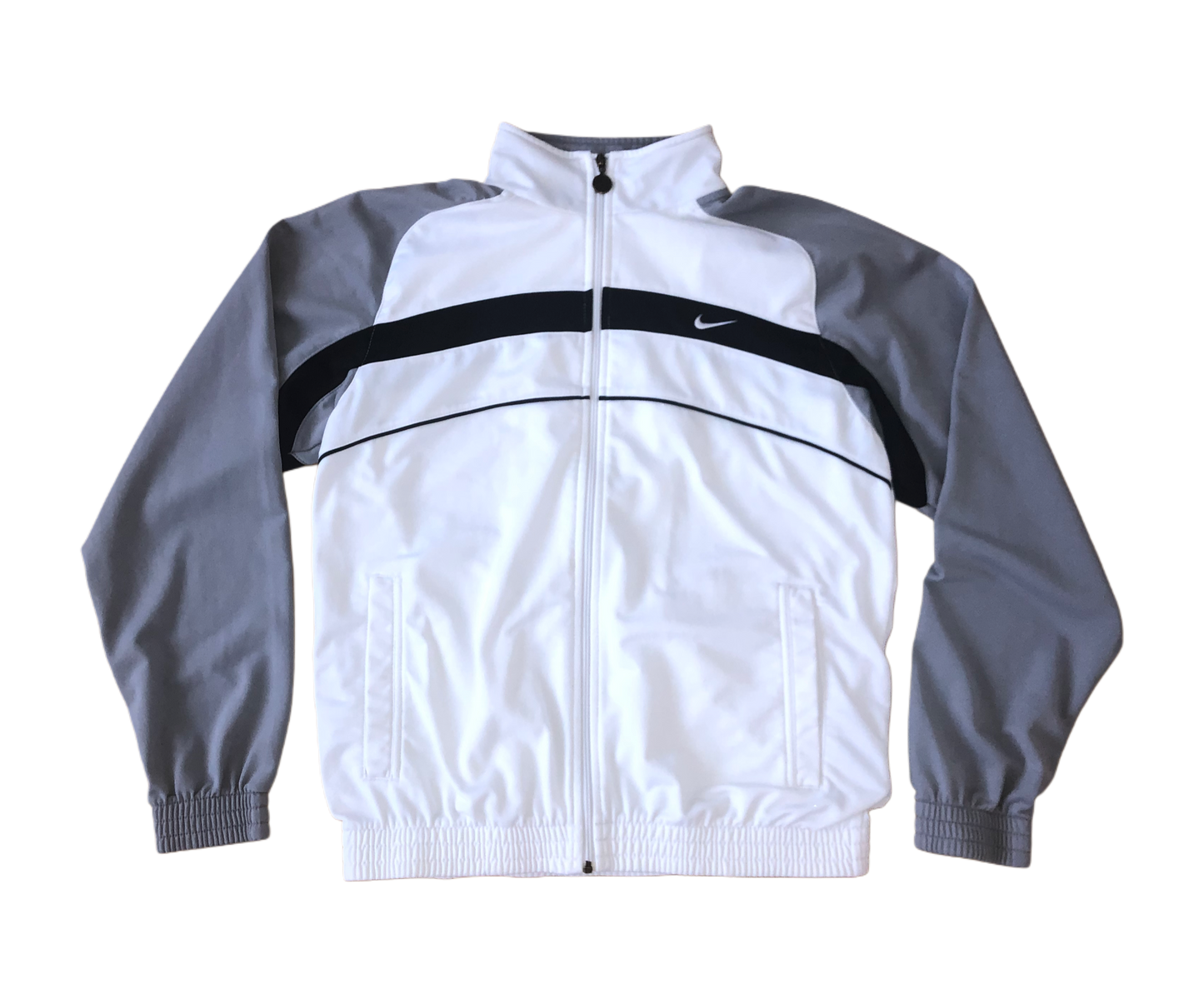 Nike Vintage Track Jacket White/Grey Size S