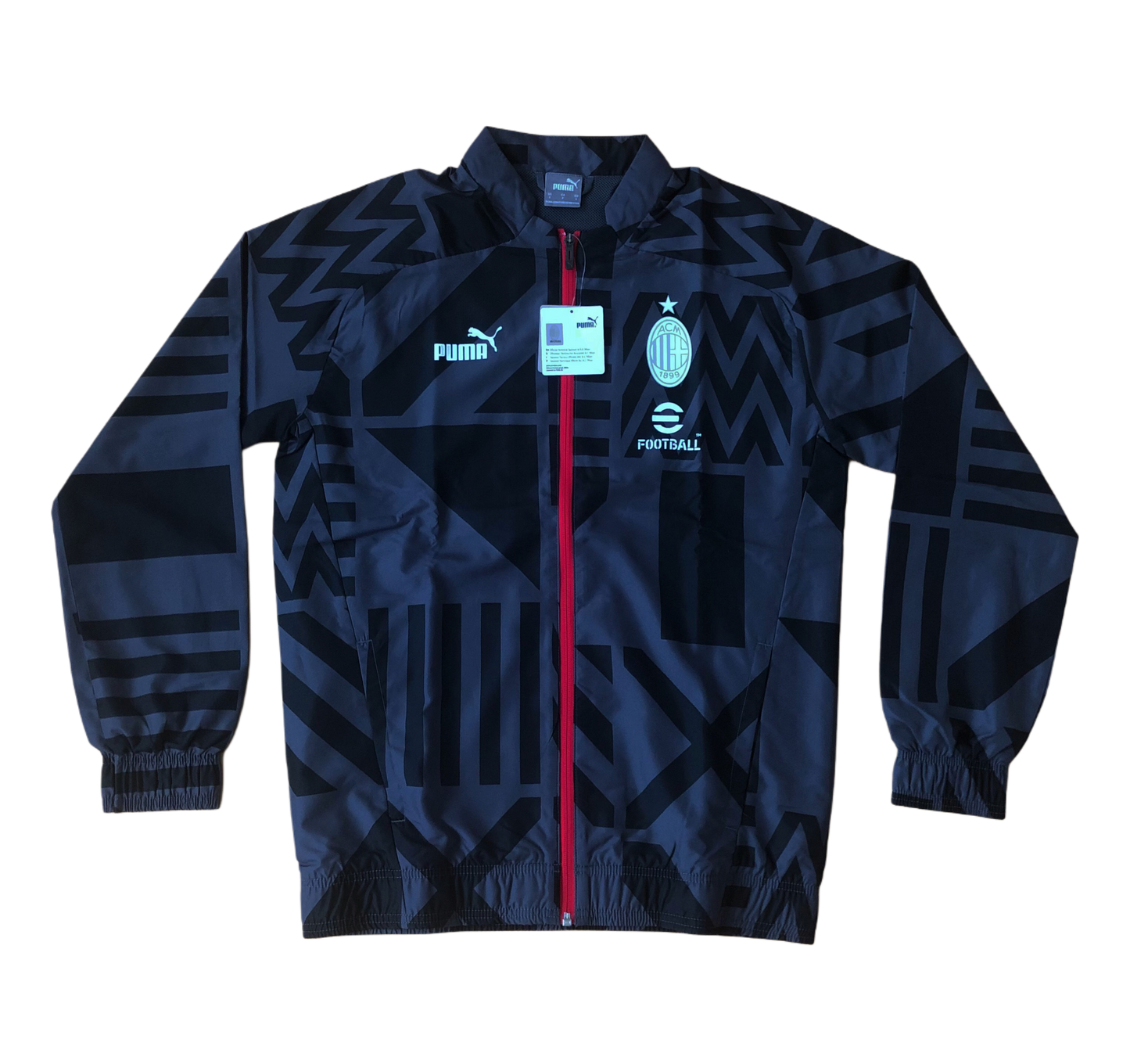 AC Milan 2022/2023 Track Jacket Black New Size S