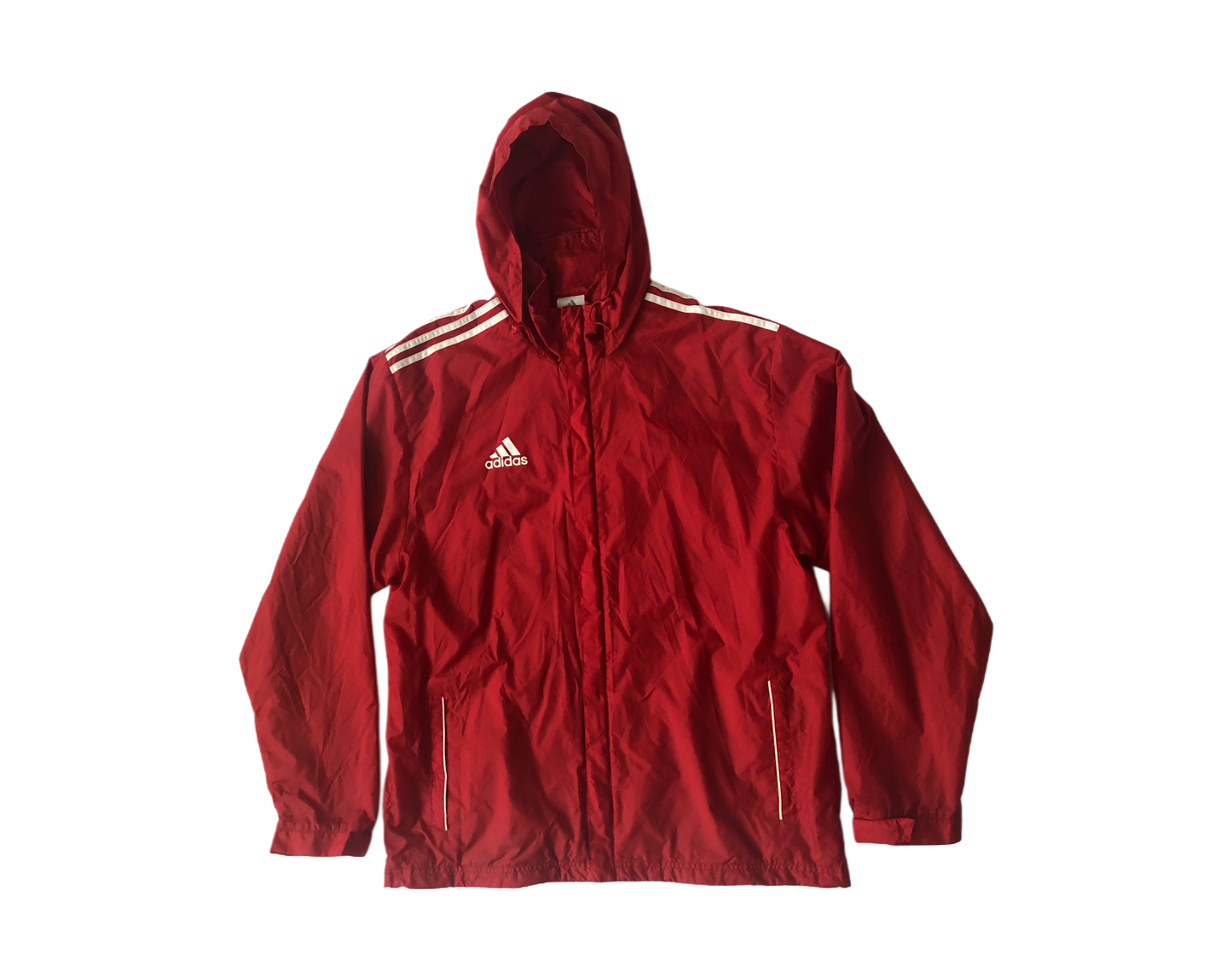 Adidas Track Jacket Vintage Red Size L