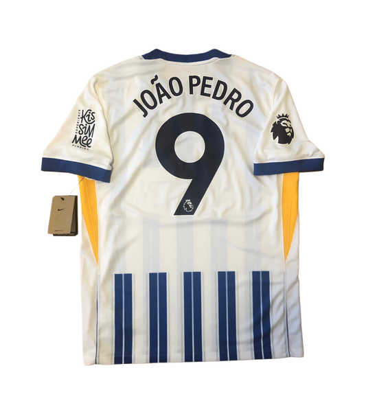 Brighton & Hove Albion 2024/2025 Home Jersey João Pedro New Size L