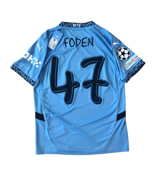 Manchester City 2024/2025 Home Jersey Phil Foden New Size M