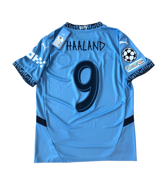 Manchester City 2024/2025 Home Jersey Erling Haaland New Size M