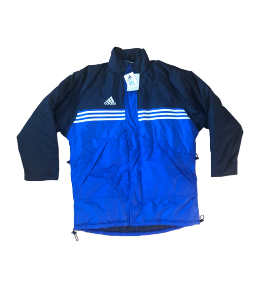 Adidas Jacket Vintage Blue/Black Size M New
