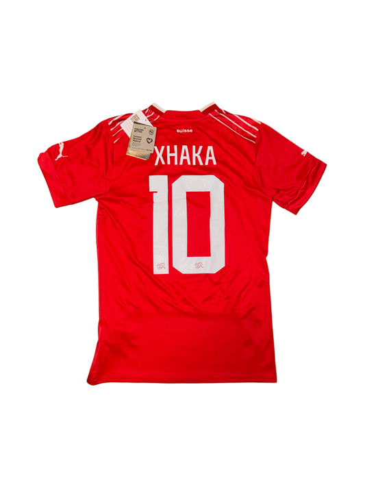 Switzerland 2022/2023 Home Jersey Granit Xhaka New Size S