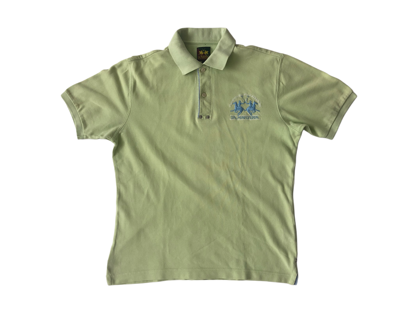 La Martina Polo Shirt Yellow Size L