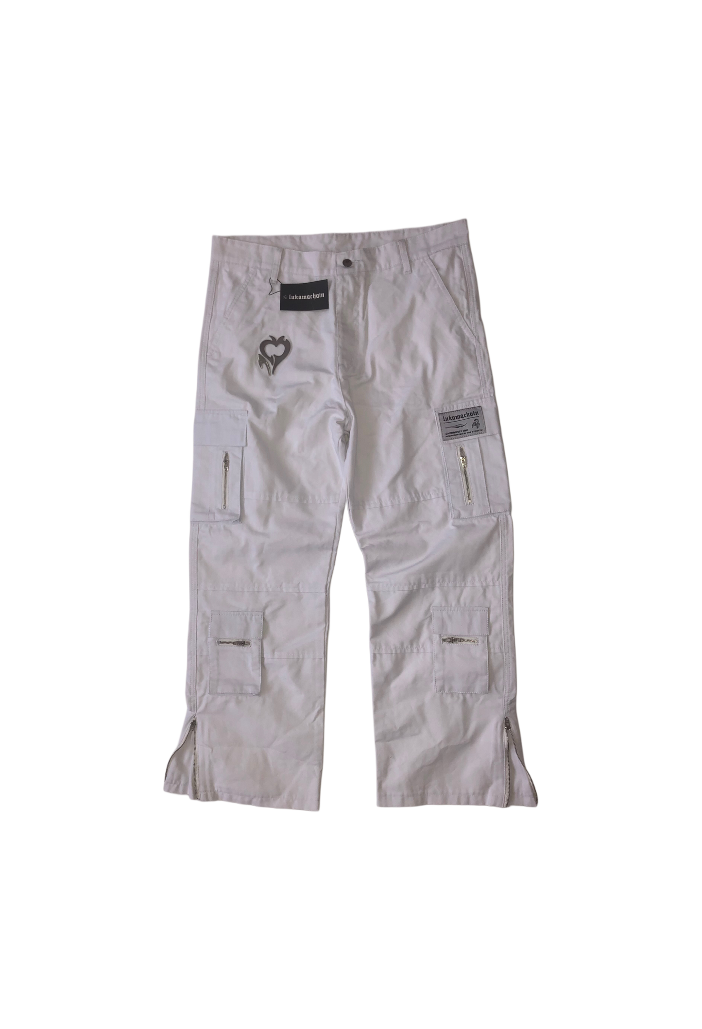 Lukamachain Cargopants White New Size L