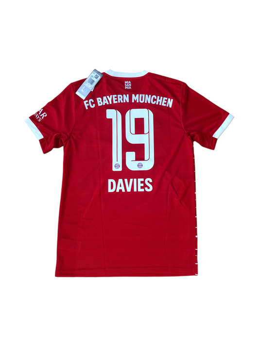 FC Bayern München 2022/2023 Home Jersey Alphonso Davies New Size S