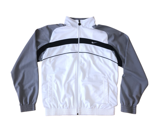 Nike Vintage Track Jacket White/Grey Size S