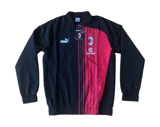 AC Milan 2022/2023 Track Jacket Black/Red New Size S
